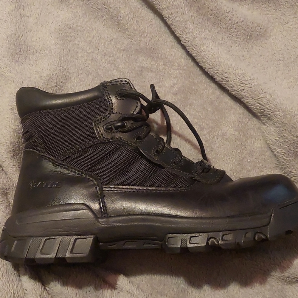 Bates mens composite toe work boot black